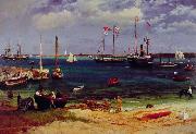 Albert Bierstadt Nassau Harbor oil painting picture wholesale